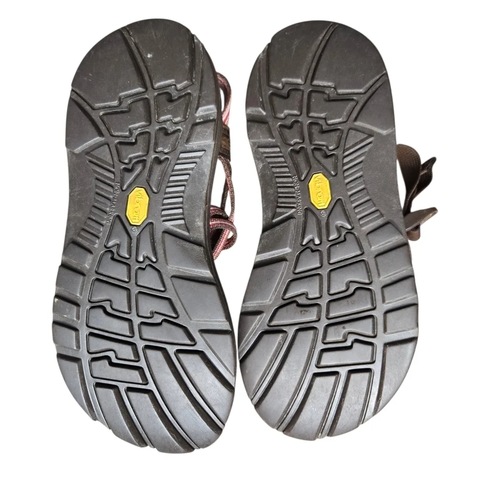 Chaco Womens Pink Classic Outdoor Double Strap Hiking Camping ZX Sandals Size 8